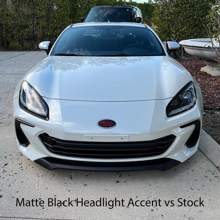 Headlight Accent Overlays - 2022+ BRZ / GR86 - 22BRZHLACC-MB-22BRZHLACC-GB-22BRZHLACC-3DB-22BRZHLACC-BL-22BRZHLACC-GD-  DRIVEN - 11