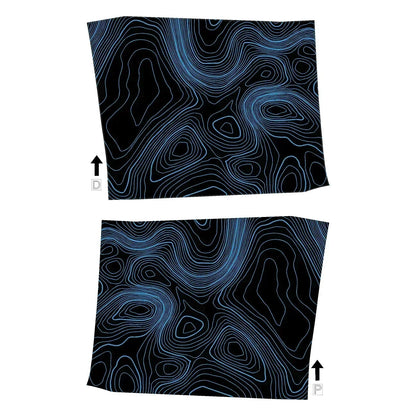 Topographic Inner Door Cup Overlays - 2024+ Tacoma / 2025+ 4Runner - 254RUNNER-SB-TP.WH-254RUNNER-SB-TP.JA-254RUNNER-SB-TP.HB-254RUNNER-SB-TP.VB-254RUNNER-SB-TP.AG-  DRIVEN - 6
