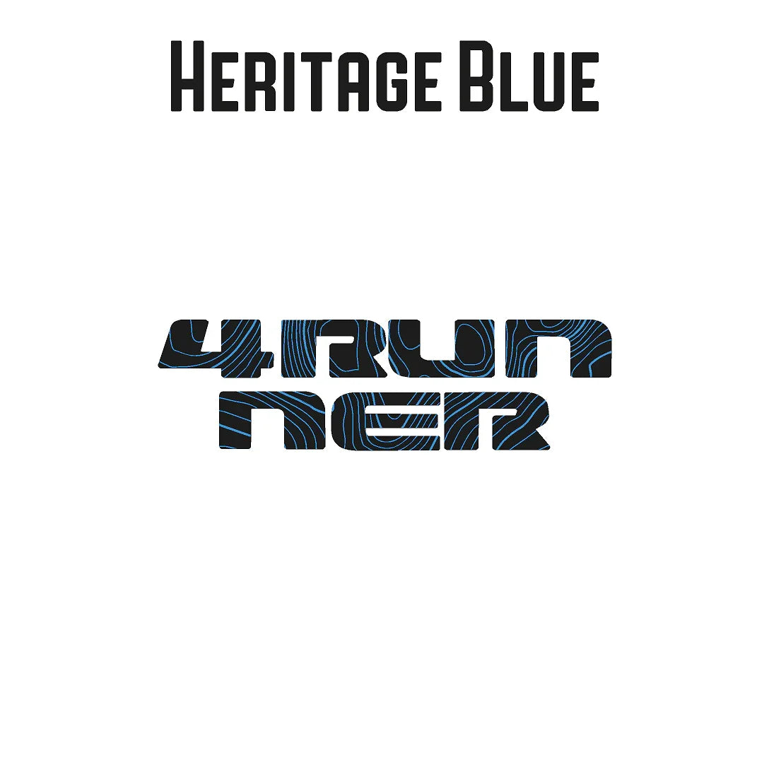 4RUNNER Topographic Rear Liftgate Emblem Overlays - 2025+ 4Runner - 254RUN-RT-4RUN-TPWH-254RUN-RT-4RUN-TPRACE-254RUN-RT-4RUN-TPHB-254RUN-RT-4RUN-TPVB-254RUN-RT-4RUN-TPAG-  DRIVEN - 10