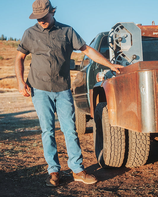 Hideout Denim Standard Fit - Vintage Wash - OMWP320002VW01-OMWP320002VW02-OMWP320002VW03-OMWP320002VW04-OMWP320002VW05-  DRIVEN - 2