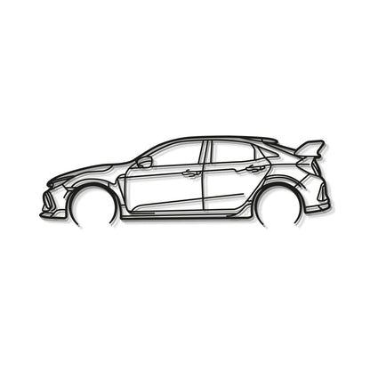 Civic Type-R FK8 Classic Metal Car Wall Art - MT0902 - MT0902B49L-  DRIVEN - 8