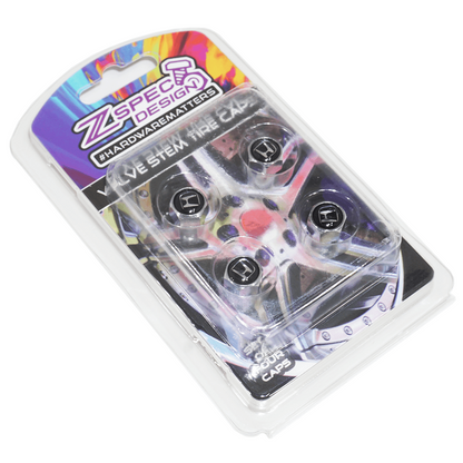 Chrome Valve Stem Tire Caps, Style: Honda - ZSD-012891-  DRIVEN - 2
