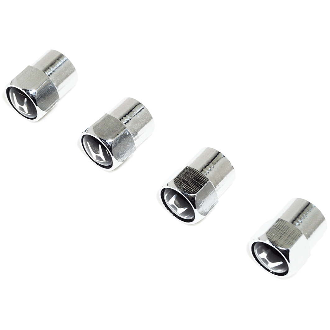 Chrome Valve Stem Tire Caps, Style: Honda - ZSD-012891-  DRIVEN - 1