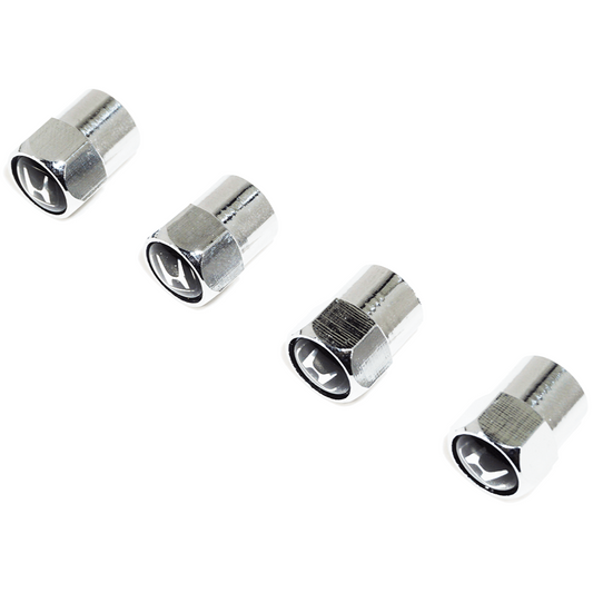 Chrome Valve Stem Tire Caps, Style: Honda - ZSD-012891-  DRIVEN - 1