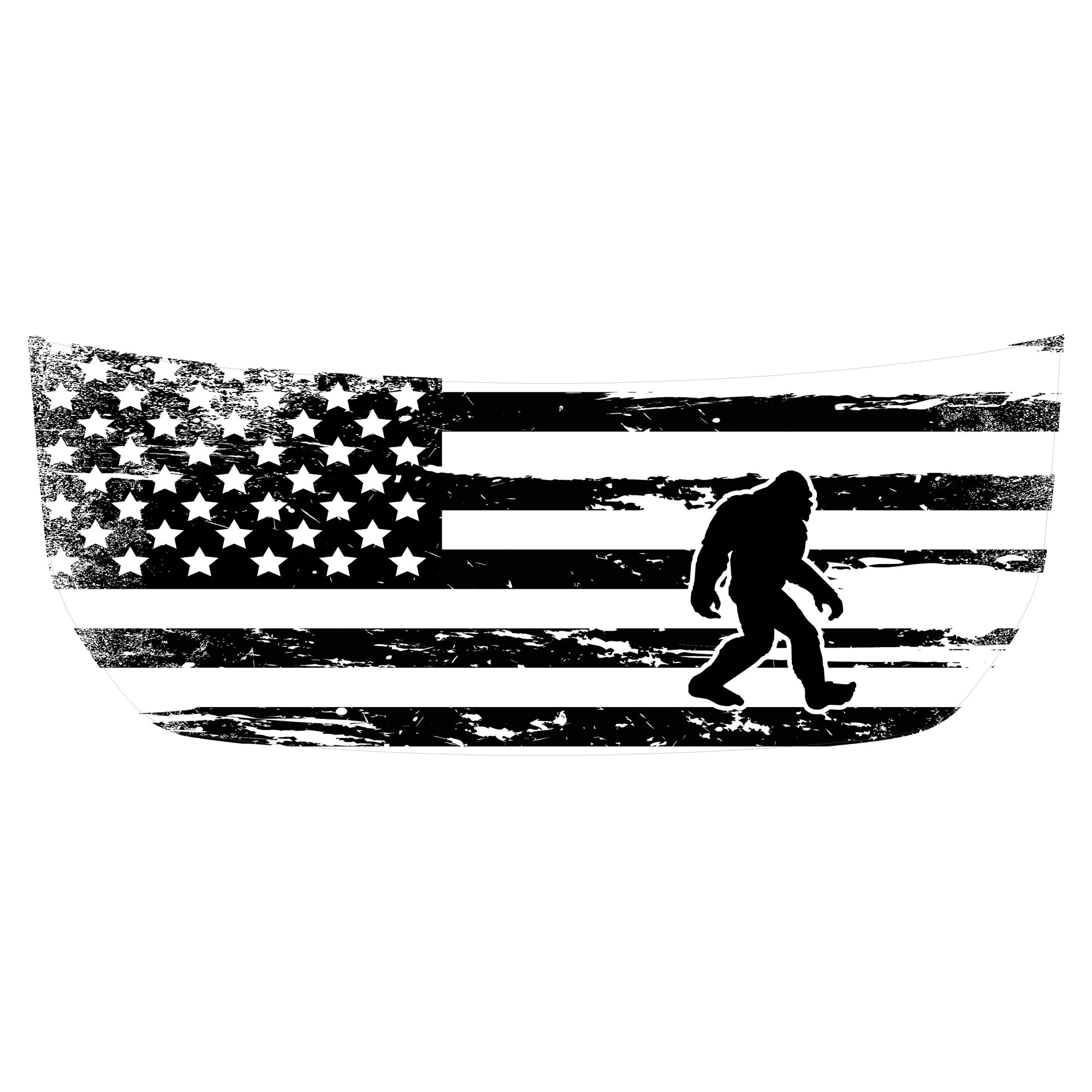 Stealth Clear American Flag Hood Overlay - 2021+ Bronco - 21BRONCOAMFHD-21BRONCOAMFHDB-21BRONCOAMFHDS-21BRONCOAMFHD-X2-21BRONCOAMFHDB-X2-  DRIVEN - 9