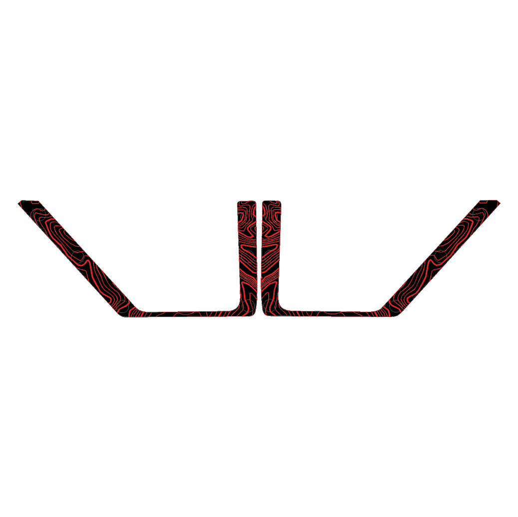 Topo Front Door Net Trim Overlay Kit (Printed Series) - 2021+ Bronco - 21BRNFTNET-TPAMBL-21BRNFTNET-TPA51L-21BRNFTNET-TPAZL-21BRNFTNET-TPCGL-21BRNFTNET-TPCBNL-  DRIVEN - 15