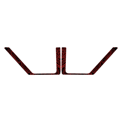 Topo Front Door Net Trim Overlay Kit (Printed Series) - 2021+ Bronco - 21BRNFTNET-TPAMBL-21BRNFTNET-TPA51L-21BRNFTNET-TPAZL-21BRNFTNET-TPCGL-21BRNFTNET-TPCBNL-  DRIVEN - 15