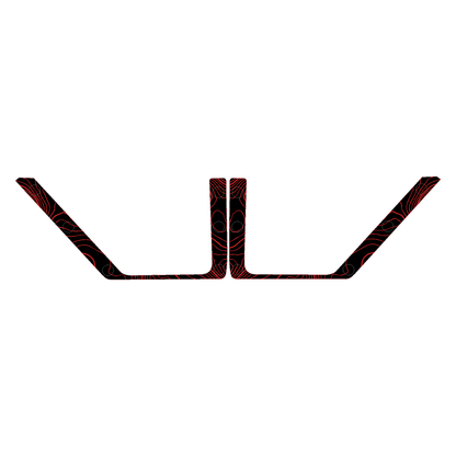 Topo Front Door Net Trim Overlay Kit (Printed Series) - 2021+ Bronco