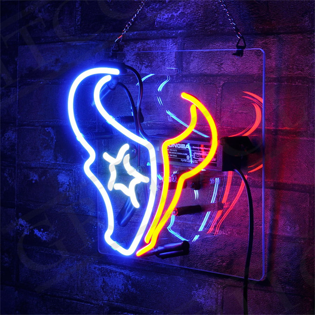 Houston Texans Neon Signs Light - TNXC007L-  DRIVEN - 2