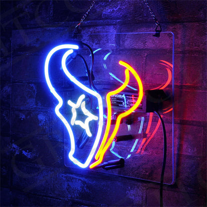 Houston Texans Neon Signs Light - TNXC007L-  DRIVEN - 2