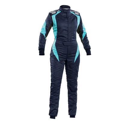 OMP | FIRST ELLE | Women's Racing Suit | FIA 8856-2018 & SFI* - IA0-1874-A02-SF-248-38-IA0-1874-A02-SF-248-40-IA0-1874-A02-SF-248-42-IA0-1874-A02-SF-248-46-IA0-1874-A02-SF-248-48-  DRIVEN - 3