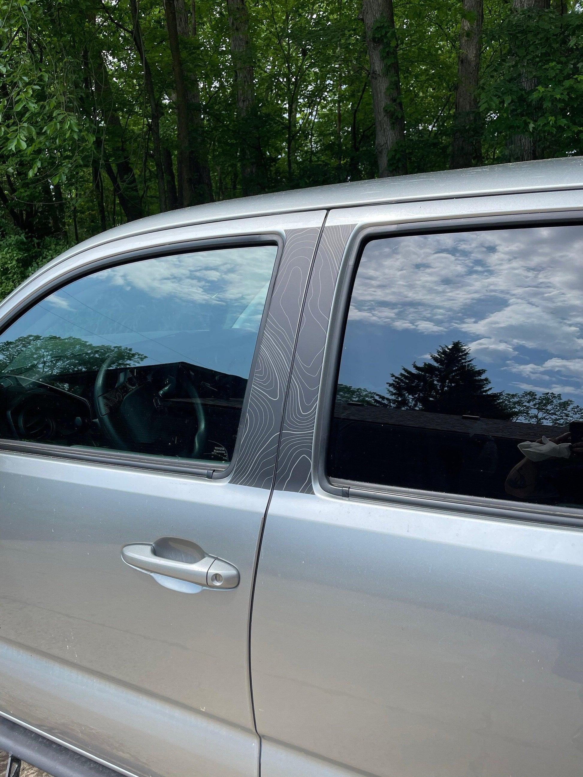 Topo B Pillar Overlays - 2016-2023 Tacoma Double Cab - 16TACOBPILLAR-ARG-16TACOBPILLAR-CBNG-16TACOBPILLAR-CG-16TACOBPILLAR-DS-16TACOBPILLAR-RR-  DRIVEN - 4