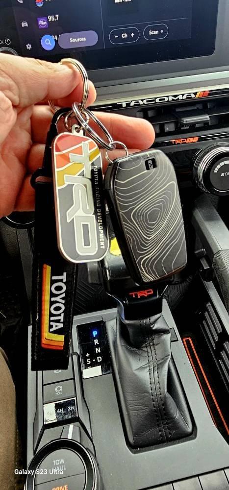 Topographic Key Fob Overlays - 2024+ Tacoma / 2025+ 4Runner - 254RUNNER-KEY-TP.WH-254RUNNER-KEY-TP.JA-254RUNNER-KEY-TP.HB-254RUNNER-KEY-TP.VB-254RUNNER-KEY-TP.AG-  DRIVEN - 2
