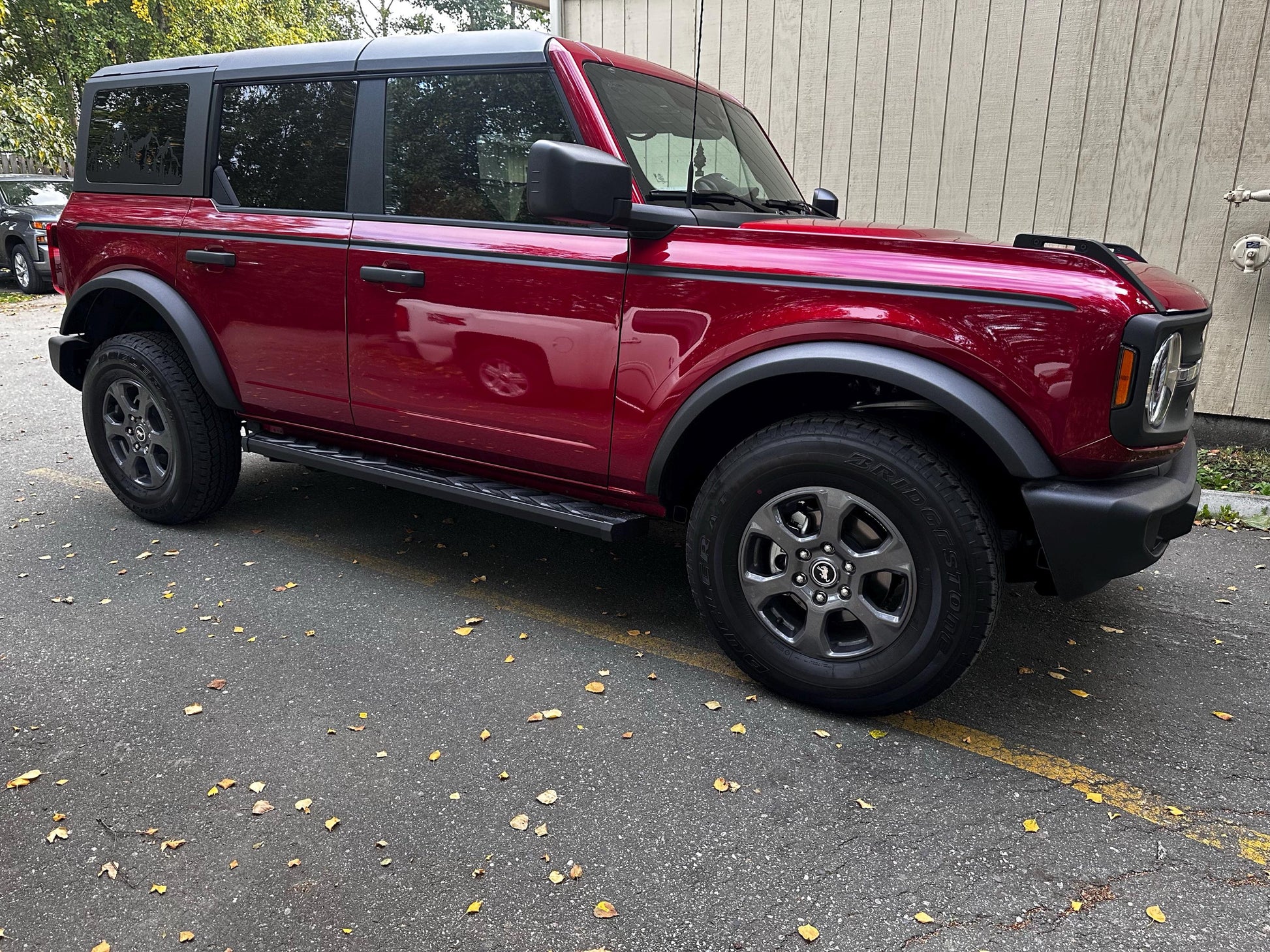 Solid Color Upper Door Spear Stripe Kit - 2021+ Bronco 4 Door (non-Raptor) - 21BRNDOORSPEAR-BAD-21BRNDOORSPEAR-GB-21BRNDOORSPEAR-MB-21BRNDOORSPEAR-BL-21BRNDOORSPEAR-BRZ-  DRIVEN - 7