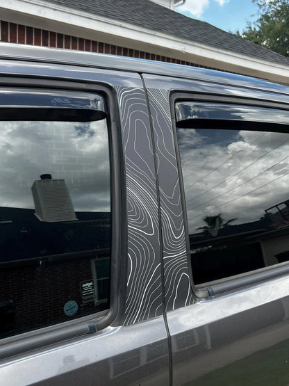 Topo B Pillar Overlays - 2016-2023 Tacoma Double Cab - 16TACOBPILLAR-ARG-16TACOBPILLAR-CBNG-16TACOBPILLAR-CG-16TACOBPILLAR-DS-16TACOBPILLAR-RR-  DRIVEN - 8