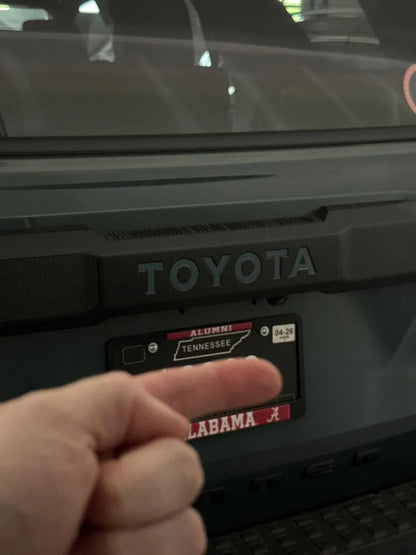 TOYOTA Rear Hatch Liftgate Emblem Inlays - 2025+ 4Runner - 254RUN-RT-TOYOTA-RD-254RUN-RT-TOYOTA-WH-254RUN-RT-TOYOTA-MB-254RUN-RT-TOYOTA-EVG-254RUN-RT-TOYOTA-GB-  DRIVEN - 9