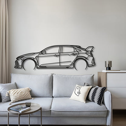Civic Type-R FK8 Classic Metal Car Wall Art - MT0902 - MT0902B49L-  DRIVEN - 4