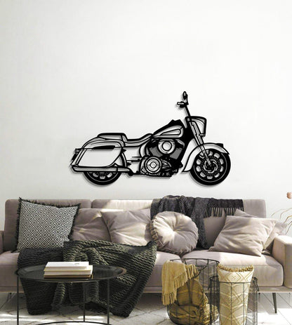 2022 Indian Springfield Dark Horse Metal Motorcycle Wall Art - MT0791 - MT0791B49L-MT0791B69L-MT0791B80L-MT0791B99L-MT0791B115L-  DRIVEN - 6