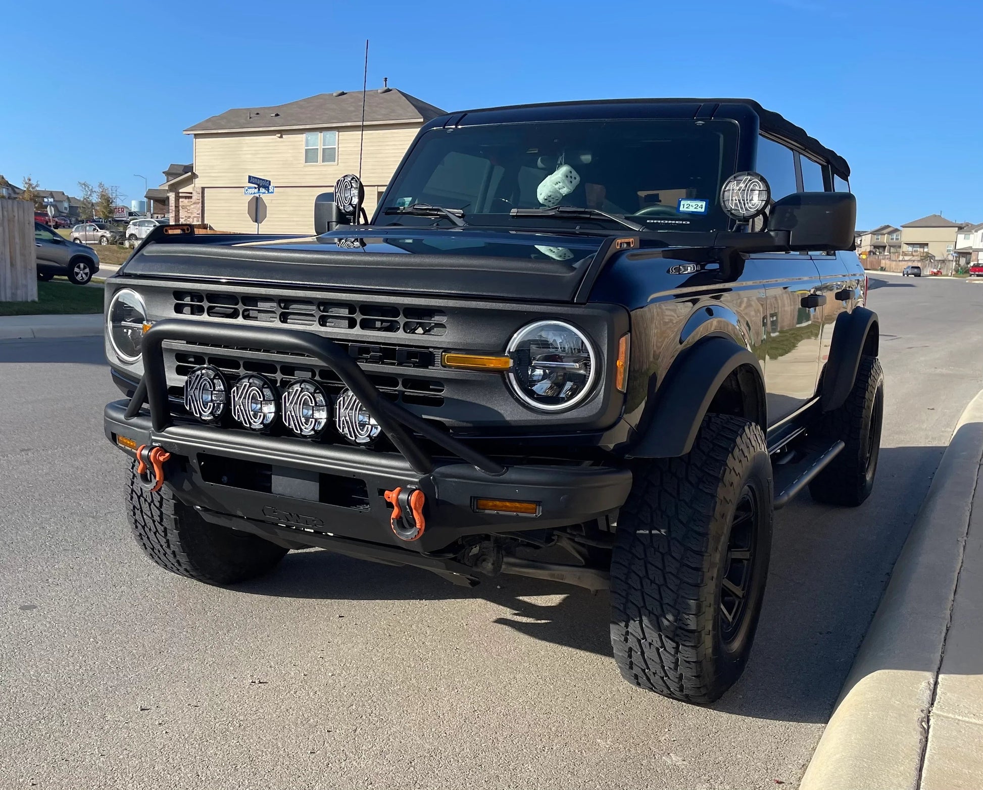 V2 Smoked Shortie Style Light Bar Overlays - 2021+ Bronco (Standard Headlights) - 21BRONCOHLSHORTDS-21BRONCOHLSHORTLS-21BRONCOHLSHORTST-21BRONCOHLSHORTCB-21BRONCOHLSHORTHC-  DRIVEN - 6