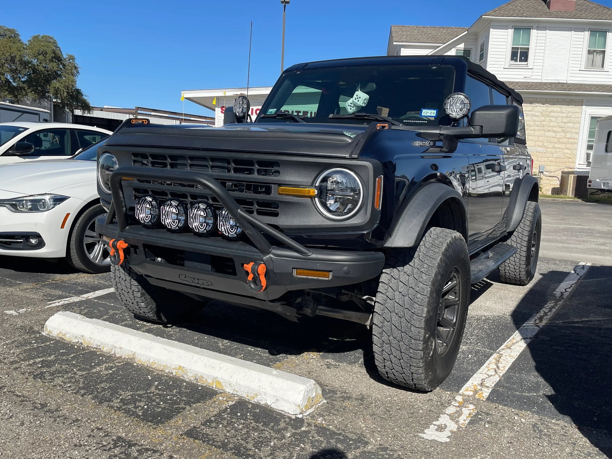V2 Smoked Shortie Style Light Bar Overlays - 2021+ Bronco (Standard Headlights) - 21BRONCOHLSHORTDS-21BRONCOHLSHORTLS-21BRONCOHLSHORTST-21BRONCOHLSHORTCB-21BRONCOHLSHORTHC-  DRIVEN - 4