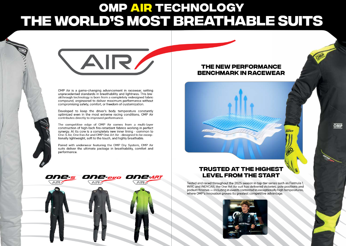 OMP | ONE-Art AIR - BeSpoke | Custom Racing Suit | PRO-Level | FIA - IA0-1857-B01-46-IA0-1857-B01-48-IA0-1857-B01-50-IA0-1857-B01-52-IA0-1857-B01-54-  DRIVEN - 3