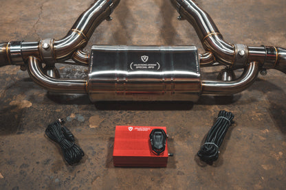 Toyota Supra A90 / A91 Valved Sport Exhaust System - TOY.A90.VSES.BR-TOY.A90.VSES.AG-TOY.A90.VSES.TI-  DRIVEN - 24