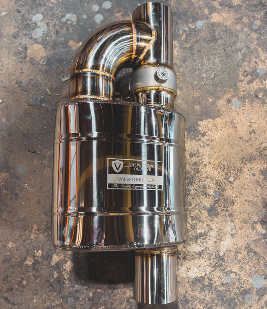 Universal Valved Muffler Replacement - UVM.63MM.REPL-  DRIVEN - 1