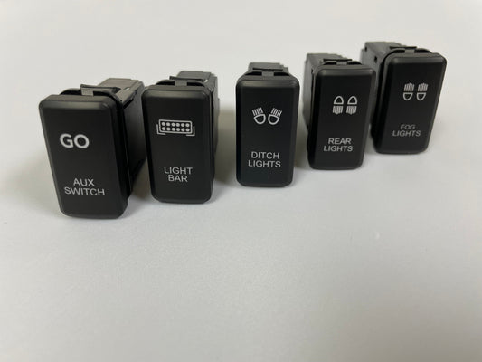 TALL “RECTANGLE” SWITCH - GO-412-GO-413-GO-414-GO-415-GO-416-  DRIVEN - 1