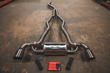 Toyota Supra A90 / A91 Valved Sport Exhaust System - TOY.A90.VSES.BR-TOY.A90.VSES.AG-TOY.A90.VSES.TI-  DRIVEN - 20