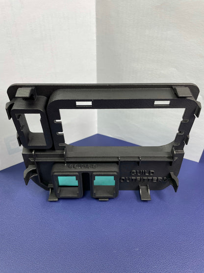 Base Panel for 1 Tall and 2 Short Switch Locations (Tacoma Access Cab) - GO-018-B-  DRIVEN - 5