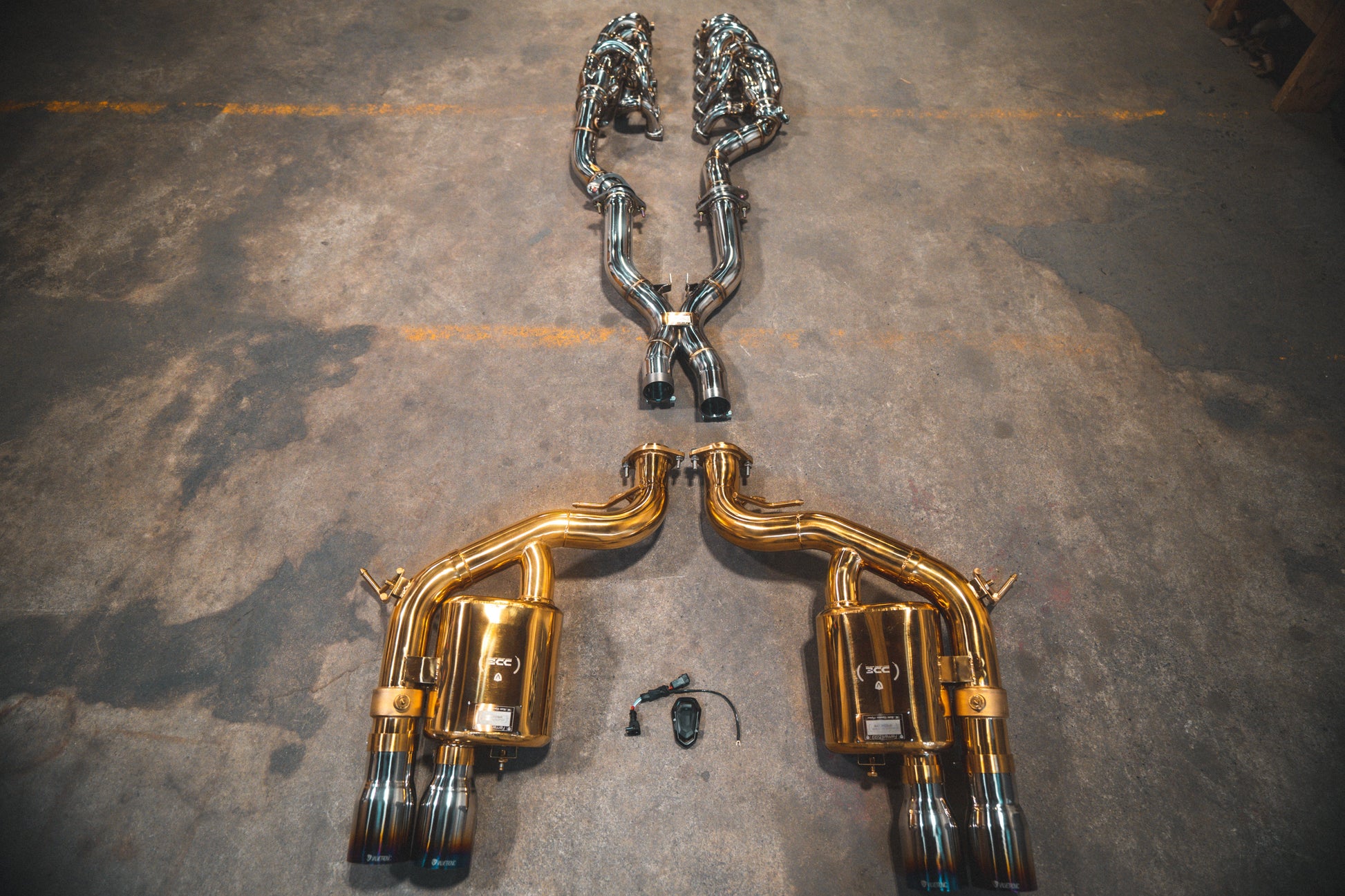 Ferrari 599 RACE F1 Valved Exhaust system - FER.599.VSES.FFH.AG-FER.599.VSES.FFH.TI-  DRIVEN - 1