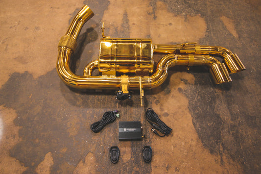 BMW i8 Valved Sport Exhaust System - BMW.I8.VSES.AG-BMW.I8.VSES.TI-BMW.I8.VSES.FF.AG-BMW.I8.VSES.FF.TI-  DRIVEN - 1