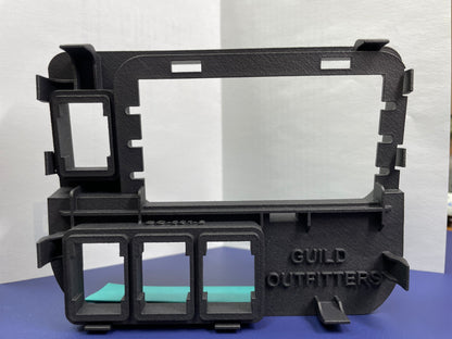 Base Panel for 4 Short Switch Locations (Tacoma Access Cab) - GO-001-B-  DRIVEN - 4