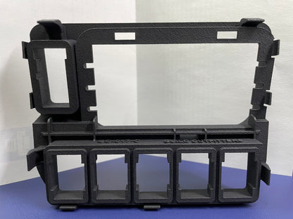 Base Panel for 1 Tall and 5 Short Switch Locations (Tacoma Access Cab) - GO-017-C-  DRIVEN - 4