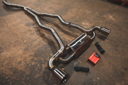 Toyota Supra A90 / A91 Valved Sport Exhaust System - TOY.A90.VSES.BR-TOY.A90.VSES.AG-TOY.A90.VSES.TI-  DRIVEN - 25