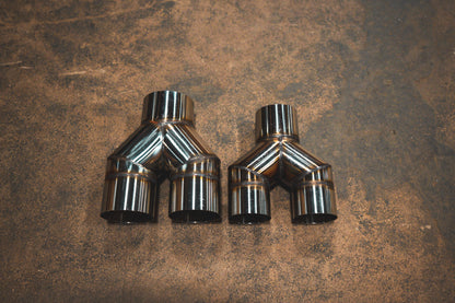 Valvetronic Designs Universal Y Pipe Adapter - VTD.YPIPE.63MM-VTD.YPIPE.76MM-  DRIVEN - 1