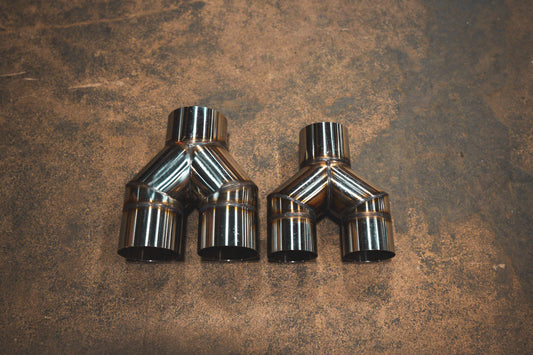 Valvetronic Designs Universal Y Pipe Adapter - VTD.YPIPE.63MM-VTD.YPIPE.76MM-  DRIVEN - 1