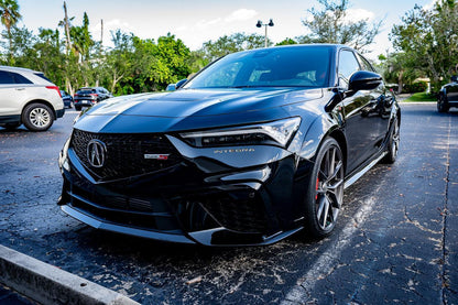 INTEGRA Front and Rear Bumper Insert Overlays / Inlays - 2023+ Integra - 23INTEGRABUMPSTD-RD-sku-47891067568447-23INTEGRABUMPSTD-WH-sku-47891067601215-23INTEGRABUMPSTD-BL-  DRIVEN - 11