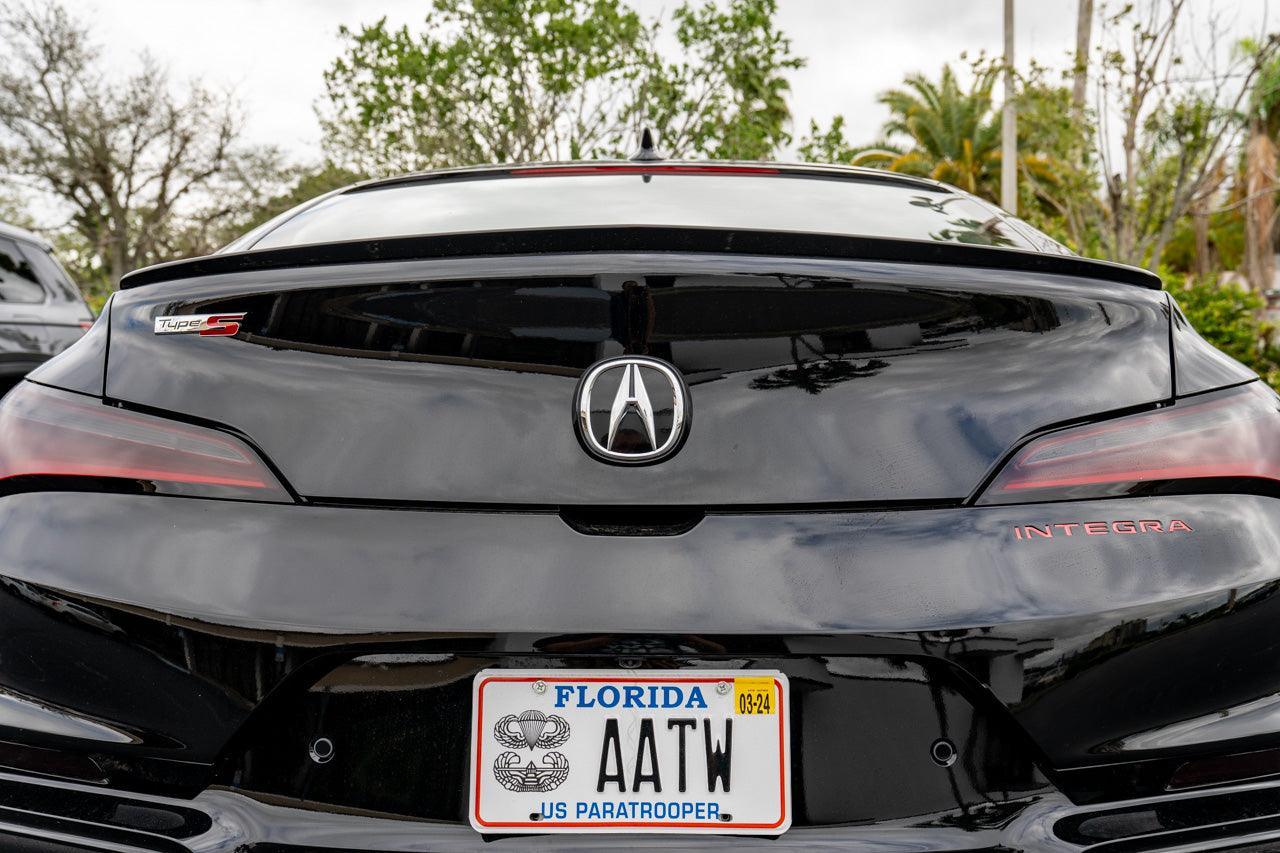 INTEGRA Front and Rear Bumper Insert Overlays / Inlays - 2023+ Integra - 23INTEGRABUMPSTD-RD-sku-47891067568447-23INTEGRABUMPSTD-WH-sku-47891067601215-23INTEGRABUMPSTD-BL-  DRIVEN - 16