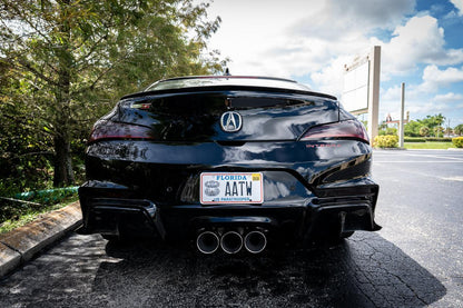 INTEGRA Front and Rear Bumper Insert Overlays / Inlays - 2023+ Integra - 23INTEGRABUMPSTD-RD-sku-47891067568447-23INTEGRABUMPSTD-WH-sku-47891067601215-23INTEGRABUMPSTD-BL-  DRIVEN - 6