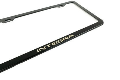 "Integra" License Plate Frame - Black, Pair - sfb23INTLPF-INTEGRA-  DRIVEN - 2
