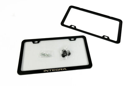 "Integra" License Plate Frame - Black, Pair - sfb23INTLPF-INTEGRA-  DRIVEN - 3