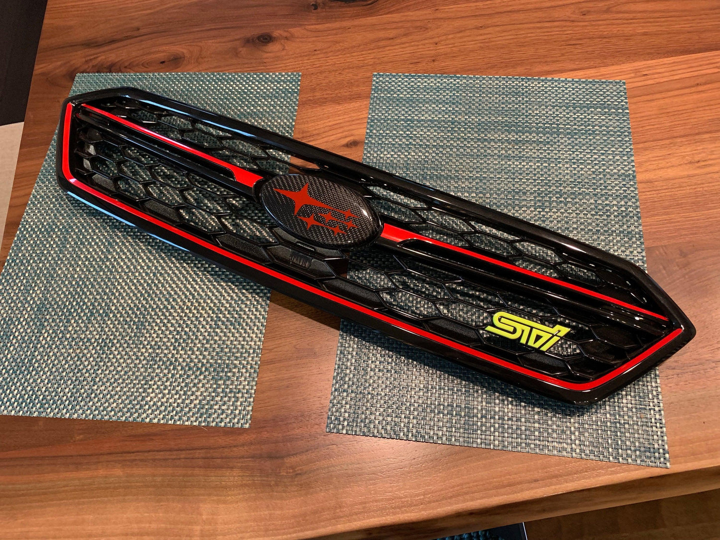 Japanese Style Grille Pinstripe - 2018-2021 WRX & STI - 18WRXGRBAR-BL-18WRXGRBAR-GL-18WRXGRBAR-GR-18WRXGRBAR-OR-18WRXGRBAR-PI-  DRIVEN - 4