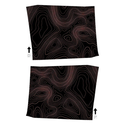 Topographic Inner Door Cup Overlays - 2024+ Tacoma / 2025+ 4Runner - 254RUNNER-SB-TP.WH-254RUNNER-SB-TP.JA-254RUNNER-SB-TP.HB-254RUNNER-SB-TP.VB-254RUNNER-SB-TP.AG-  DRIVEN - 12