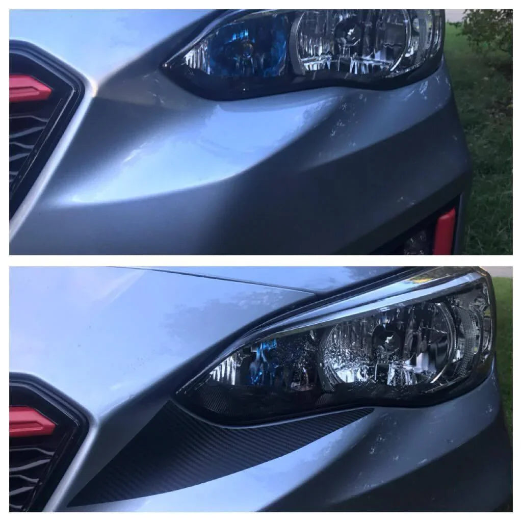 JDM Style 3D Carbon Fiber Headlight Accents - 2018+ Crosstrek / 2017+ Impreza - SF17IMP3DHL-3DB-SF17IMP3DHL-MB-  DRIVEN - 1