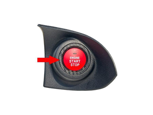 JDM Style Push to Start 3D Carbon Trim Ring Overlay - 2015-2022 Subaru WRX / STI / Most Subaru - SUBPUSHTRM3DCF-  DRIVEN - 2
