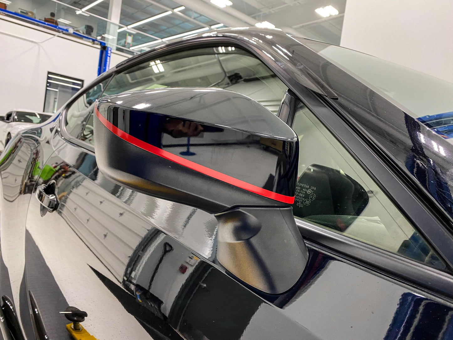 JDM Style Rear View Mirror Stripes - 2013-2021 FR-S / BRZ / 86 - 13FTMIRPINBL-13FTMIRPINGD-13FTMIRPINGR-13FTMIRPINOR-13FTMIRPINPI-  DRIVEN - 1