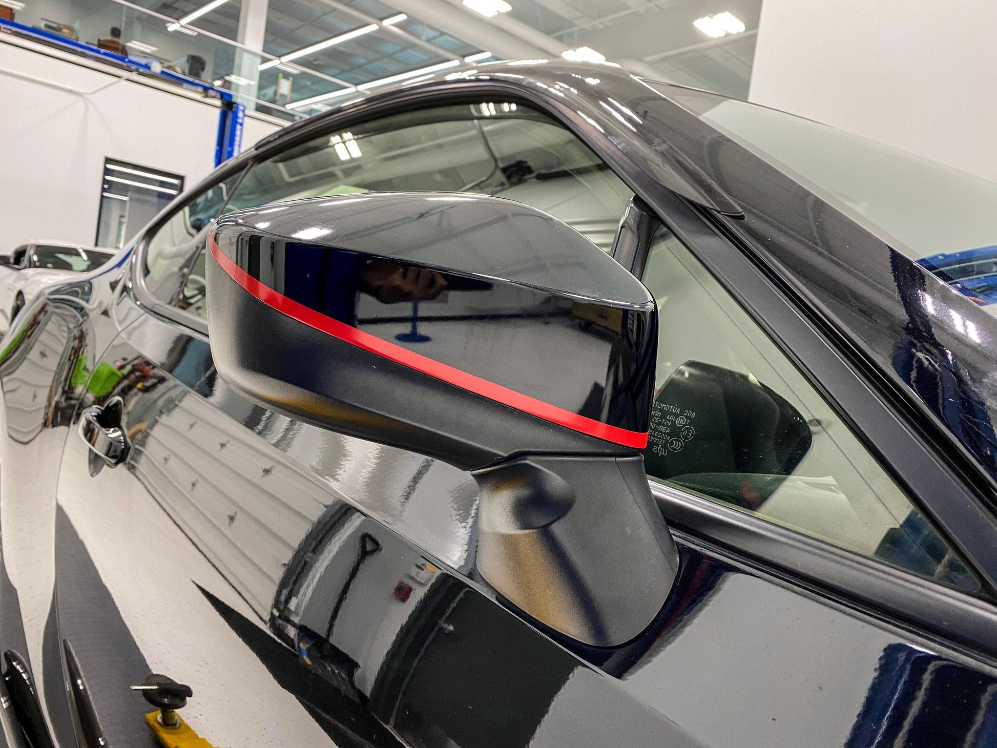 JDM Style Rear View Mirror Stripes - 2013-2021 FR-S / BRZ / 86 - 13FTMIRPINBL-13FTMIRPINGD-13FTMIRPINGR-13FTMIRPINOR-13FTMIRPINPI-  DRIVEN - 1