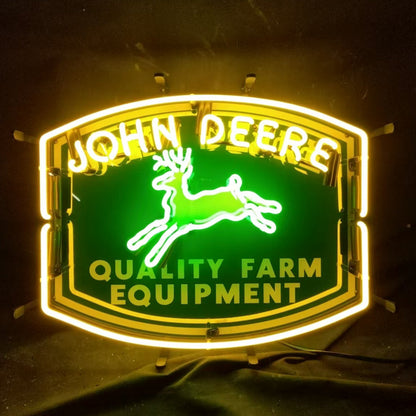 John Deere Quality Farm Equipment Neon Signs Light - MEX397B-  DRIVEN - 2