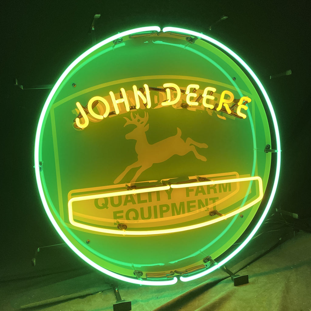 John Deere Quality Farm Equipment Neon Signs - MA060-  DRIVEN - 2